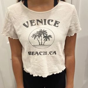 American Eagle Lettuce Edged T-Shirt